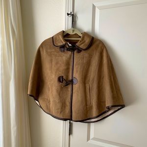 Hive & Honey suede cape